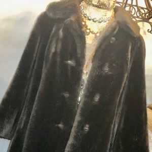 Grandella for Lord and Taylor Faux Fur Coat XL